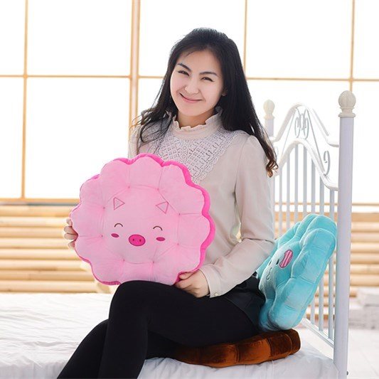 花朵圆形加厚凳子屁股坐垫椅垫子地板榻榻米办公室电脑椅座垫学0