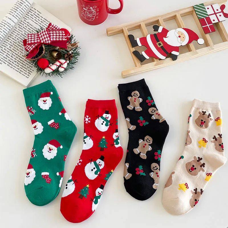Christmas Characteristic Couple Socks Funny Cosplay Outdoor