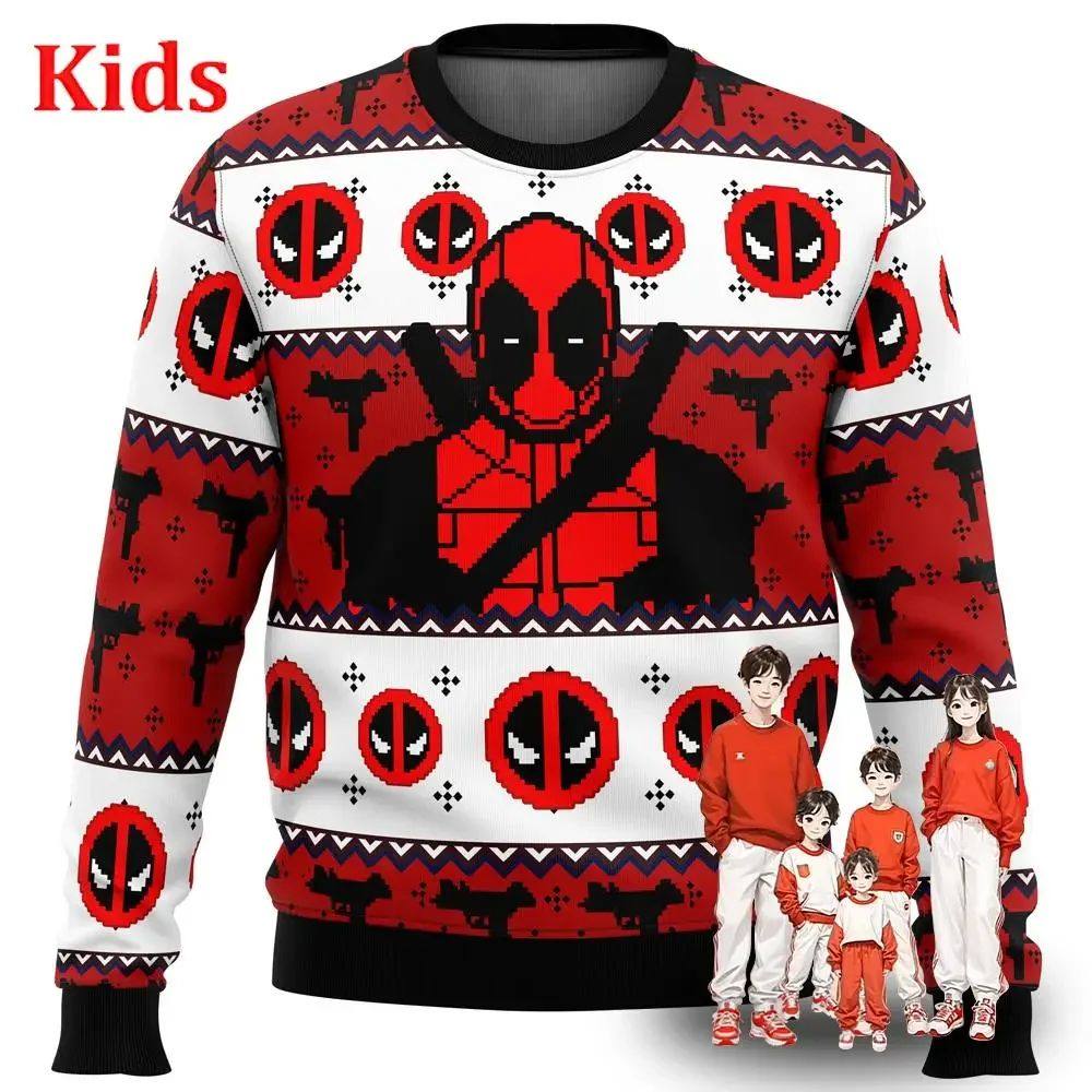 Deadpool Jolly Red Guy Ugly Christmas Sweater Christmas Swea