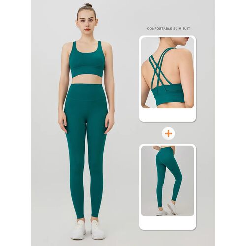 2 Piece Yoga Clothes Women's Tracksuit Athletic Wear Pilates