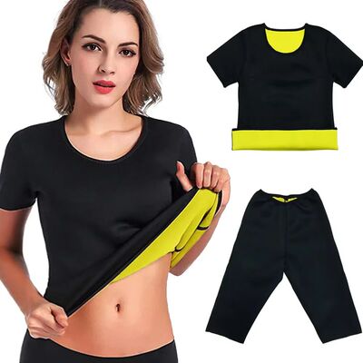 Women Slimming Sauna Shirts Shaper Weight Loss Hot Sweat Sui