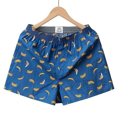 Men's Boxer Shorts Men Underwear 100% Cotton Loose Short Hom