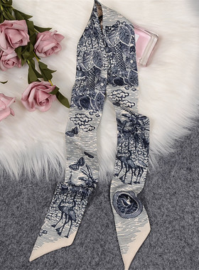 Tropic Affair Scarf Tarot Women Scarf Bag Hair Skinny Silk S
