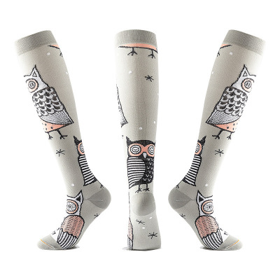 Multi-color Compression Socks Long Golfs Tube Socks Women Me