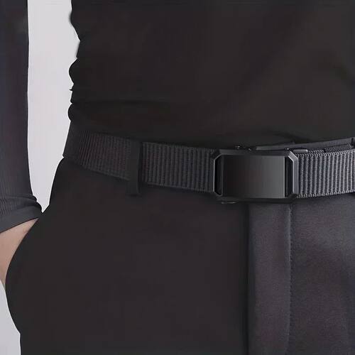 Quick Release Belt Automatic Buckle, Tactical Military Canva