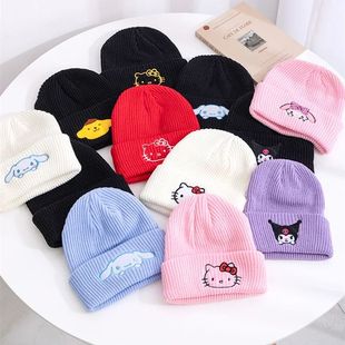 Hot Sale Saniro Hello Kitty Beanie Hat Women Cute Cartoon Ci