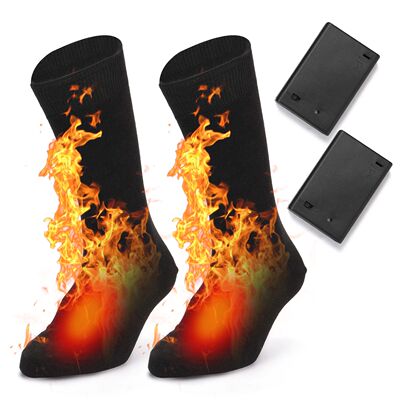 Electric Heated Socks Rechargeable Temperature Warm Socks Fo