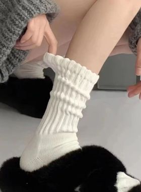 Socks Woman Autumn And Winter Lolita Cute Girls JK Cotton Wh