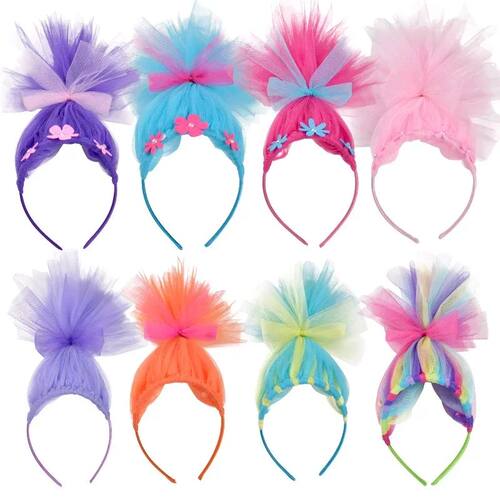 Halloween Magic Elf Cosplay Headband Princess Poppy Trolls H