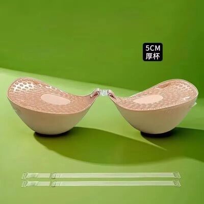 5cm Thick Breathable Adhesive Bra Silicone Nipple Tape Front