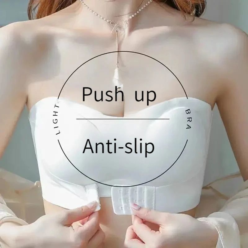 Summer Strapless Bra Underwear Seamlessly Push Up Brassiere