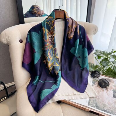 New Spring and Summer Design 90cm Women Scarf Sunscreen Foul
