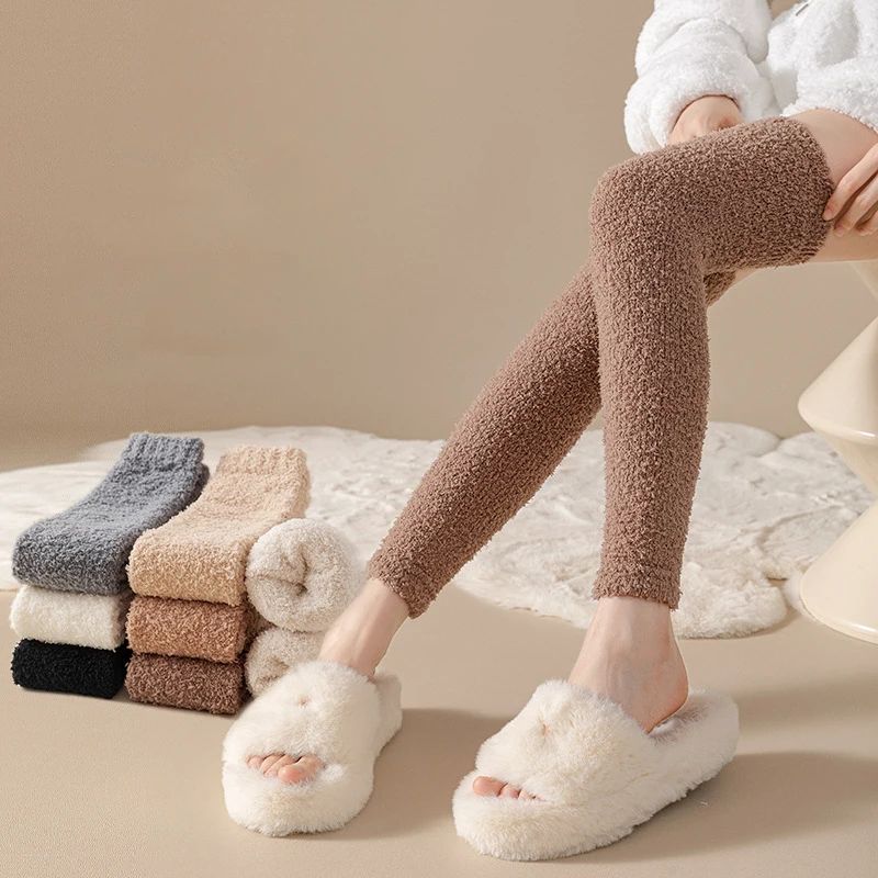 1 Pair Long Knee-High Ankle Warmers Warm Leg Wear Soft Comfo