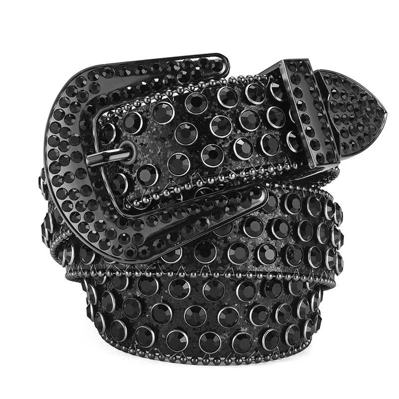 Men's Jeans Rhinestone Large Size Belt Women's Belt Western