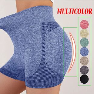 Women Yoga Shorts High Waist Workout Shorts Fitness Yoga Lif