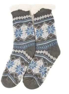 Christmas Winter Warm Socks Men Fluffy Short Plus Velvet Sof
