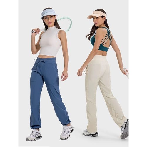 Women Quick Drying Sports Pants Lightweight Breathable Runni