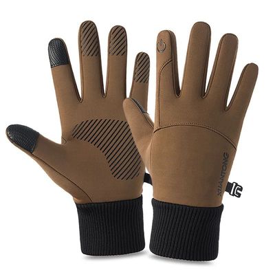 Winter Waterproof Hiking Skiing Touch Screen Gloves for Men