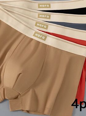 4pcs Men Underwear BoxerShorts Hombre Panties Man Breathable