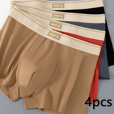 4pcs Men Underwear BoxerShorts Hombre Panties Man Breathable