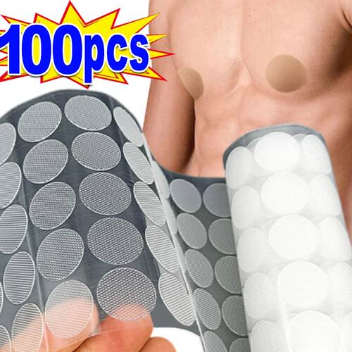 2/100pcs New Men Nipple Cover Adhesive Stickers Bra Pad Brea