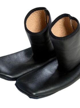 Winter Warm Leather Socks Men Women Fleecce Waterproof Socks