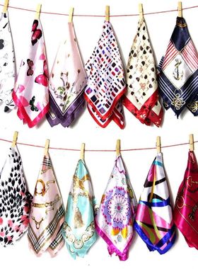 New spring and summer small silk scarf female silk wild prof