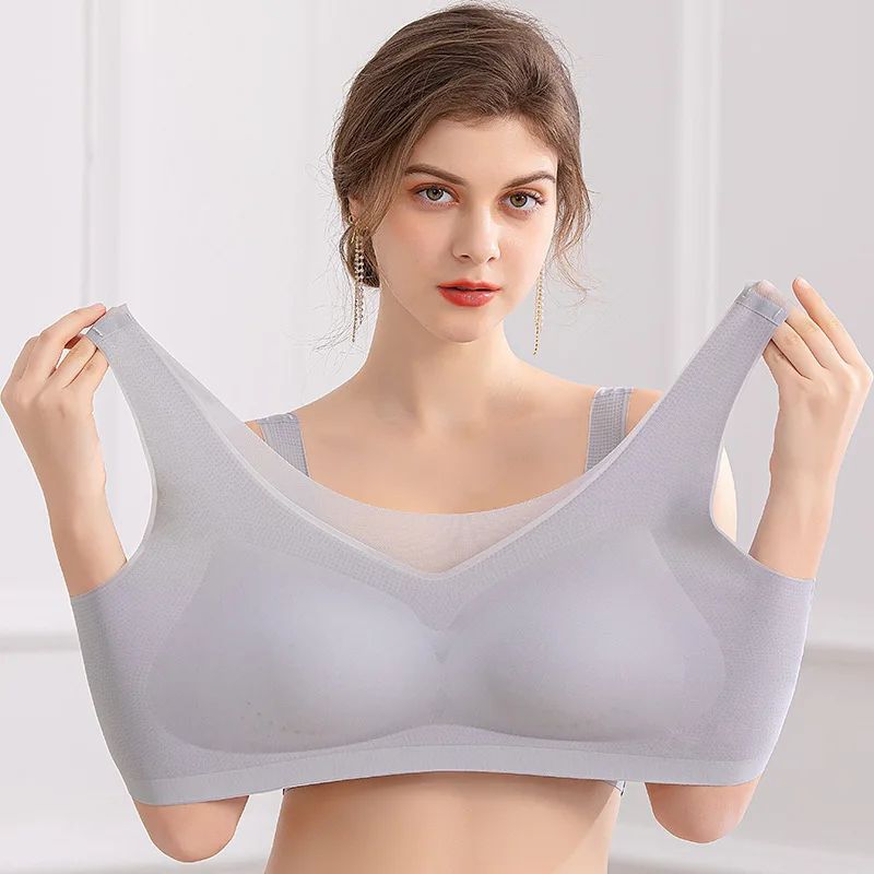 Plus Size Bra 7XL Seamless Bras For Women Underwear Lady Sex