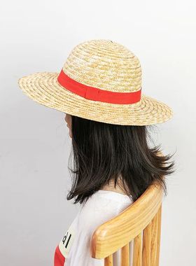 Anime Luffy Straw Hat One Piece Cosplay Sun Protection Hat P
