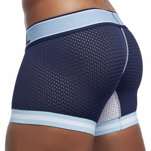Mens Underwear Boxer Breathable Mesh Boxer Brief Male Underp