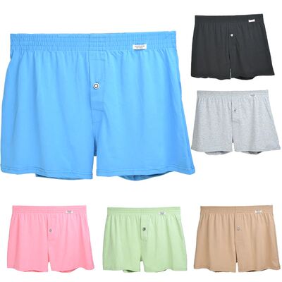 Men's Cotton Underwear Boxer Shorts Casual Elastic Waistband