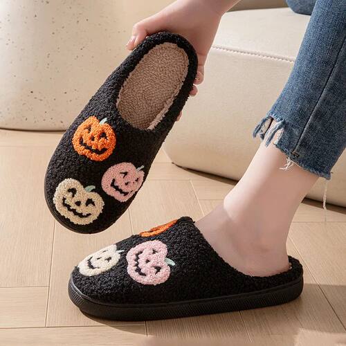 Halloween Women's Slippers Designer Winter Woman Shoes Home