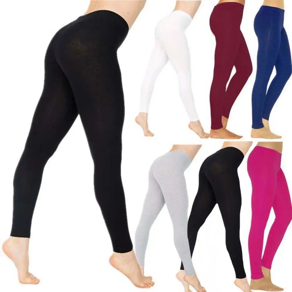 Autumn Spandex Polyester Casual Breathable Women Solid Color