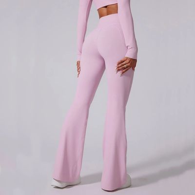 Women High Waist Flared Leggings Gym Fitness Yoga Pants Work
