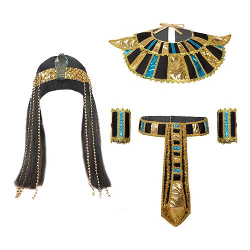 Cleopatra Egyptian Queen Halloween Cosplay Accessory Set Str