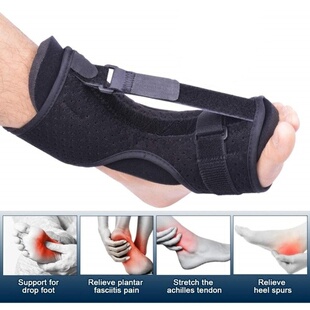 1pc Plantar Fasciitis Night Foot Splint Drop Orthotic Brace