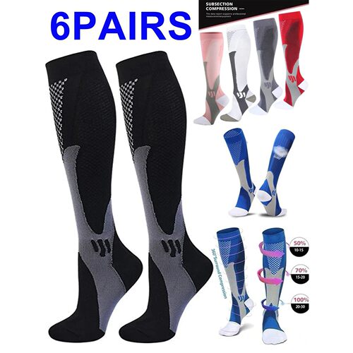 Compression Socks Travelers Socks Football Soccer Thigh Long