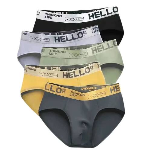 4Pcs/Lot Men's Briefs Mens Underwear Sexy Shorts Men's Panti