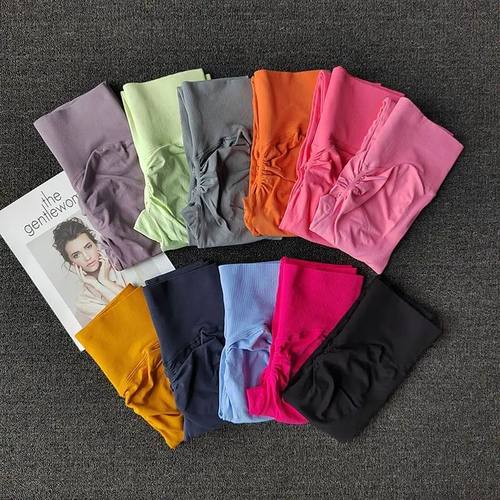 Seamless Sport Yoga  High Waist Pants Leggings Sport See Thr