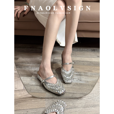 【现货！免费试穿】包头拖鞋女