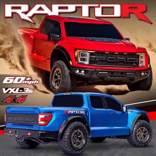 Traxxas 1/10 Slash 4x4 Raptor R猛禽 F-150 遥控短卡车101076-4
