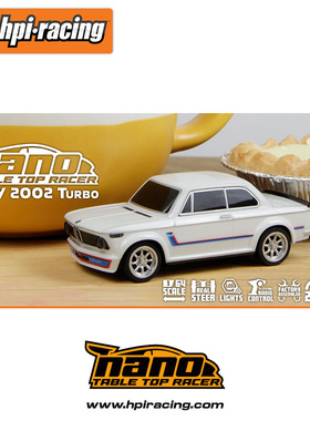 HPI NANO BMW 2002 Turbo 仿真宝马漂移车RC遥控车四驱 蚊车