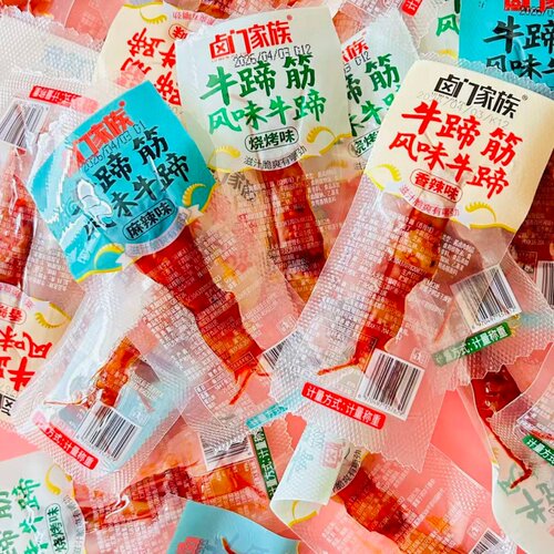卤门家族牛蹄筋独立新包装