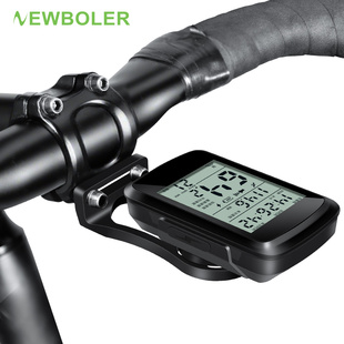 NEWBOLER 无线GPS自行车码表公路山地车速度表骑行背光里程时速表