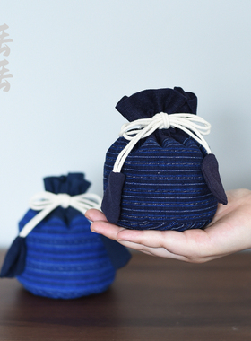 茶杯收纳布袋茶具便携包装珠宝首饰手串抽绳袋佛牌汉服配饰袋子