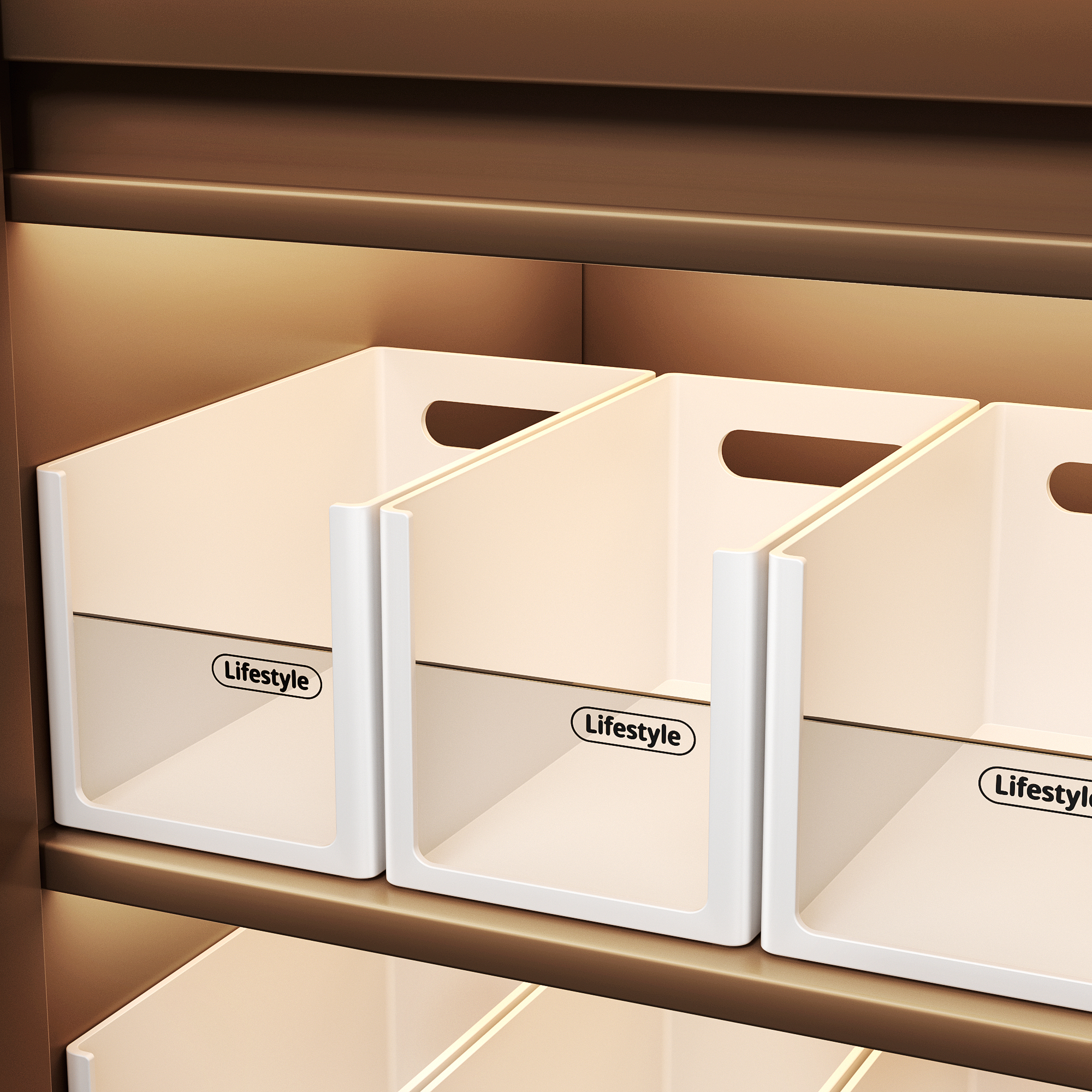 日本厨房整理盒零食收纳盒透明直角桌面整理盒直角橱柜储物收纳盒