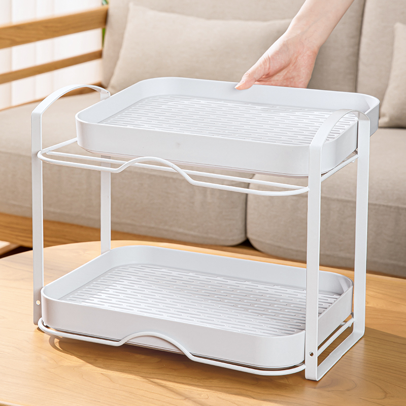 日本双层沥水杯架食品级材质