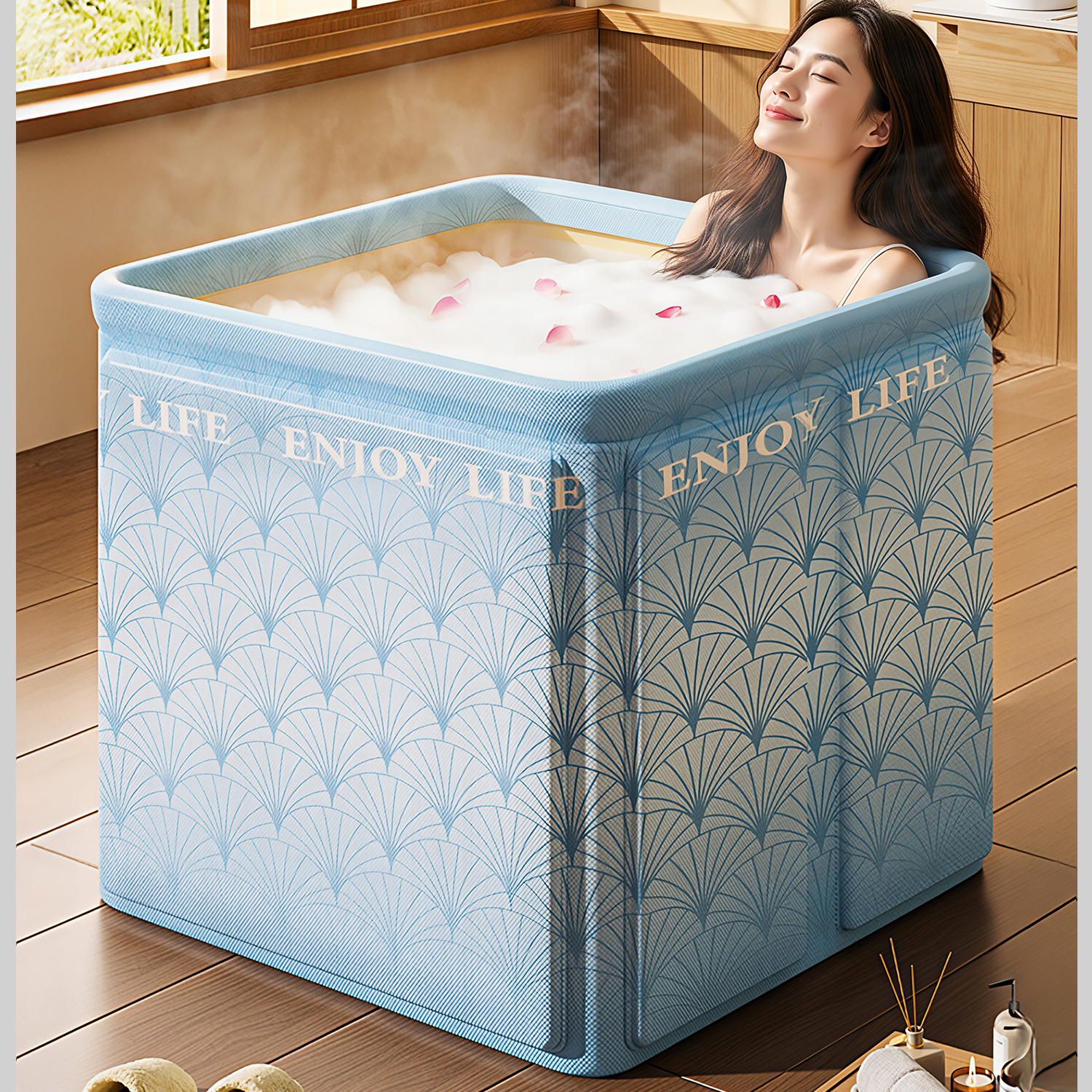 免安装【展开即用】泡澡桶