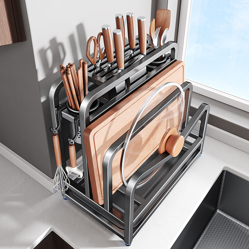 日本304不銹鋼廚房刀架置物架