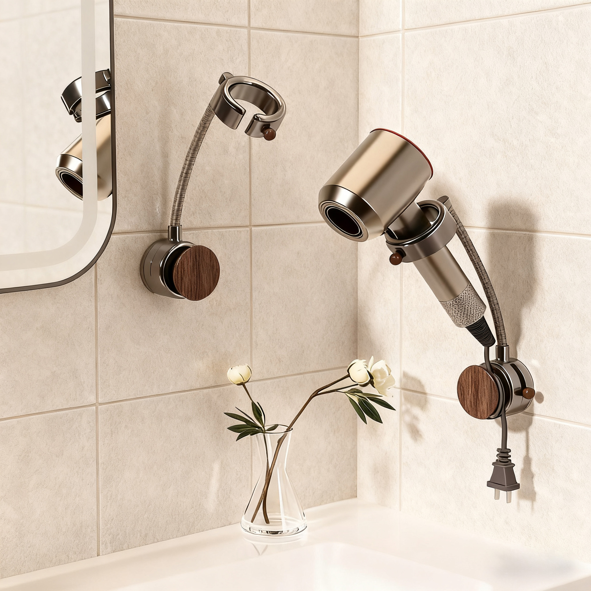 吸盘吹风机支架懒人解放双手